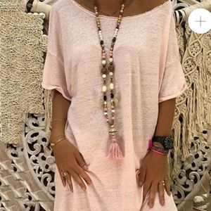 Crew Neck Casual Dress